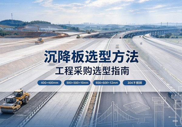 垫江沉降板选择方法